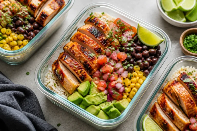 BBQ Chicken Meal Prep Bowls – Simple, Flavorful, and Ready for the Week