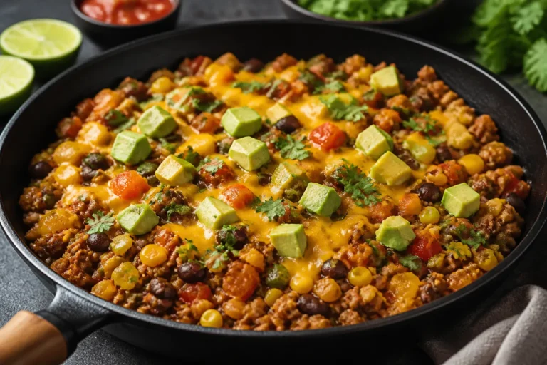 Ground Turkey Taco Skillet – A Fast, Flavor-Packed Weeknight Dinner