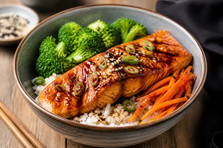 Teriyaki Salmon Rice Bowls – A Bright, Flavor-Packed Weeknight Favorite