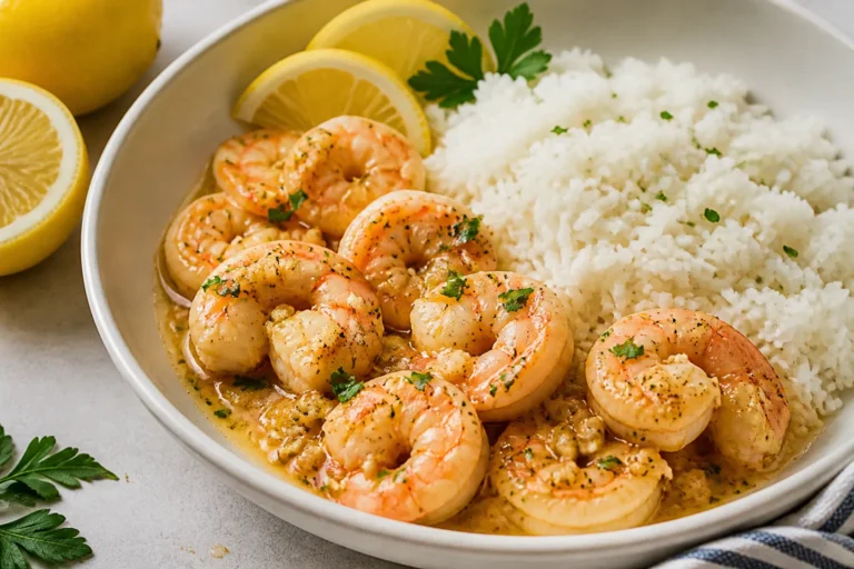 Lemon Garlic Shrimp and Rice – Bright, Simple, and Satisfying
