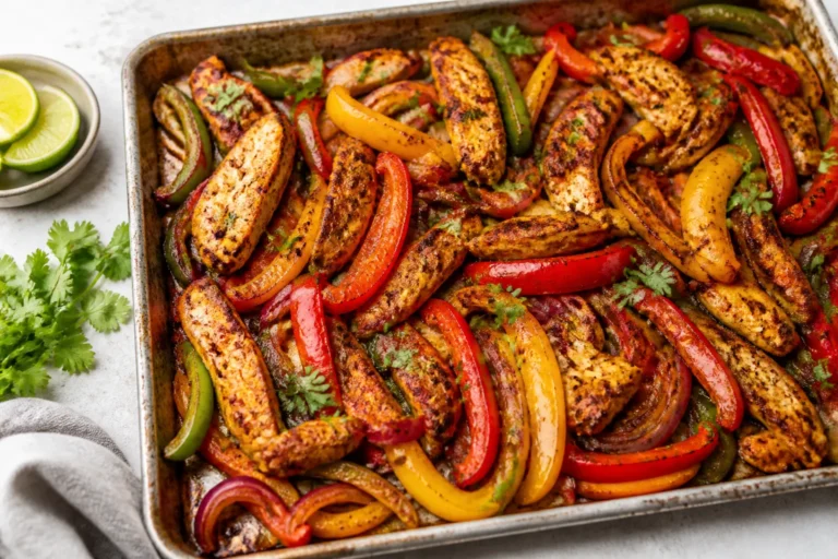 Sheet Pan Chicken Fajitas – Easy, Flavorful, and Weeknight-Friendly