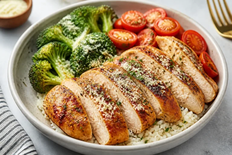 Garlic Parmesan Chicken Bowls – A Comforting, Flavor-Packed Meal