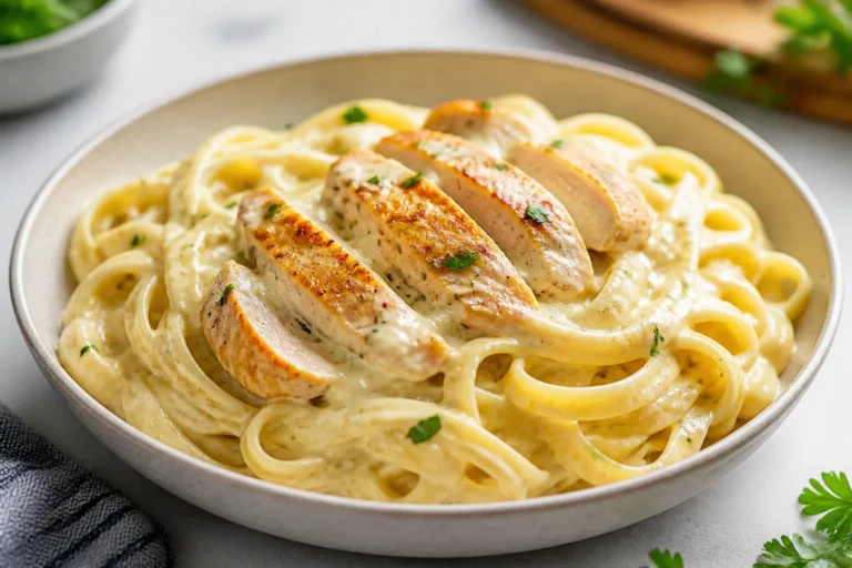 High Protein Chicken Alfredo – Creamy, Satisfying, and Weeknight-Friendly