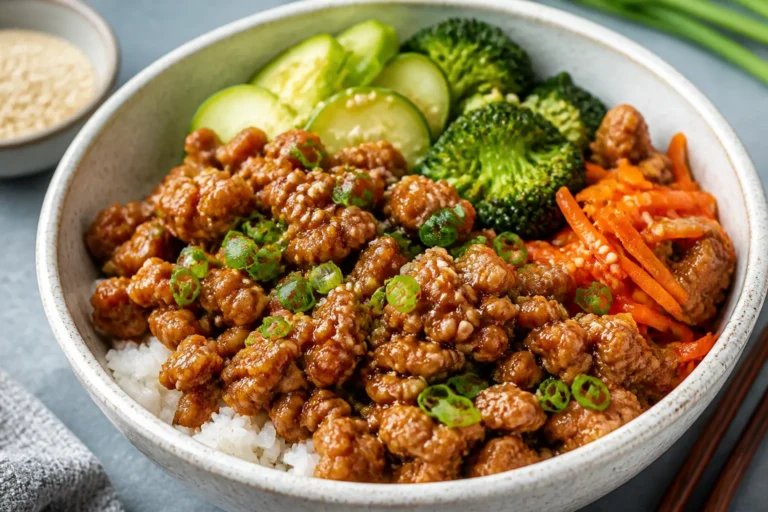 Ground Turkey Teriyaki Bowls – Quick, Flavor-Packed Weeknight Dinner