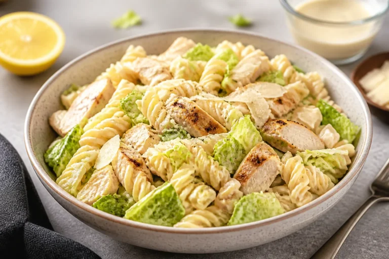 Chicken Caesar Pasta Salad – A Fresh, Hearty Twist on a Classic