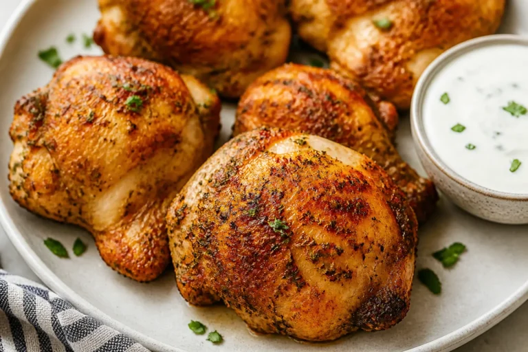 Air Fryer Ranch Chicken Thighs – Crispy, Juicy, and Weeknight Easy