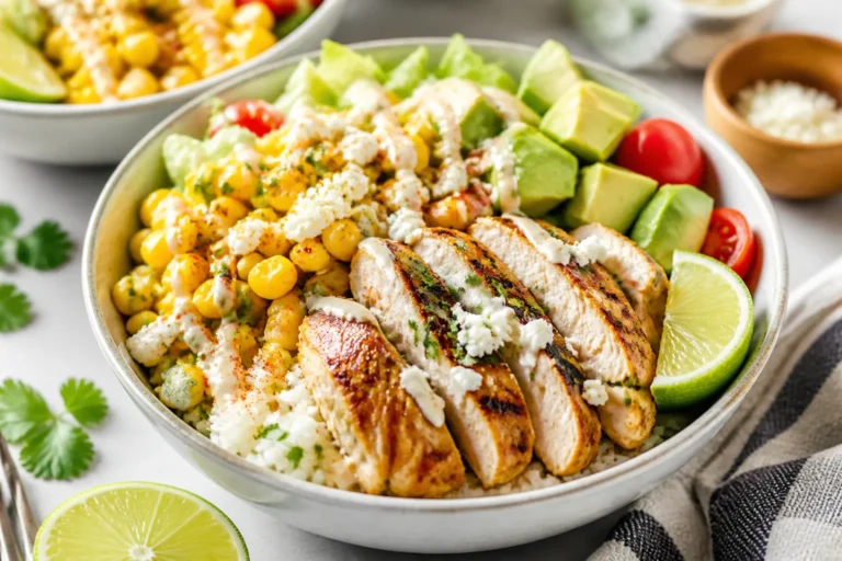 Healthy Street Corn Chicken Bowls – Fresh, Bright, and Satisfying