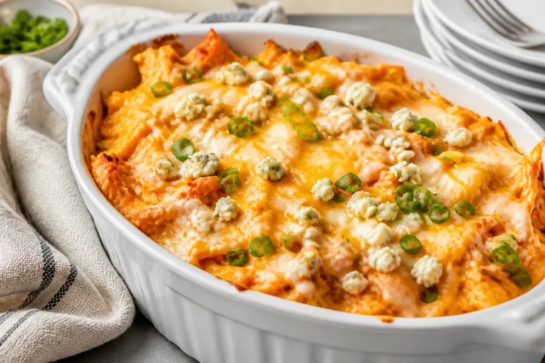 Healthy Buffalo Chicken Casserole – Lighter Comfort With Big Flavor