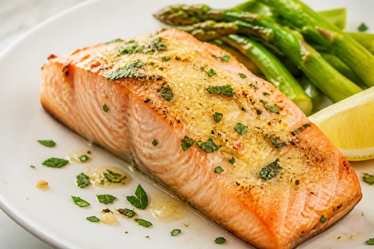 Healthy Garlic Parmesan Salmon – Easy, Flavorful, and Weeknight-Friendly
