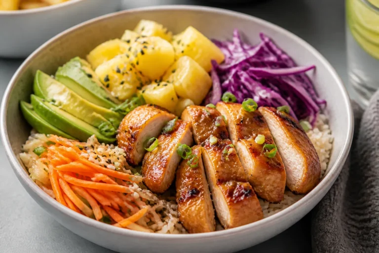 Healthy Hawaiian Chicken Bowls – Fresh, Bright, and Satisfying