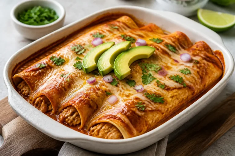 High Protein Chicken Enchiladas – A Satisfying, Weeknight-Friendly Favorite