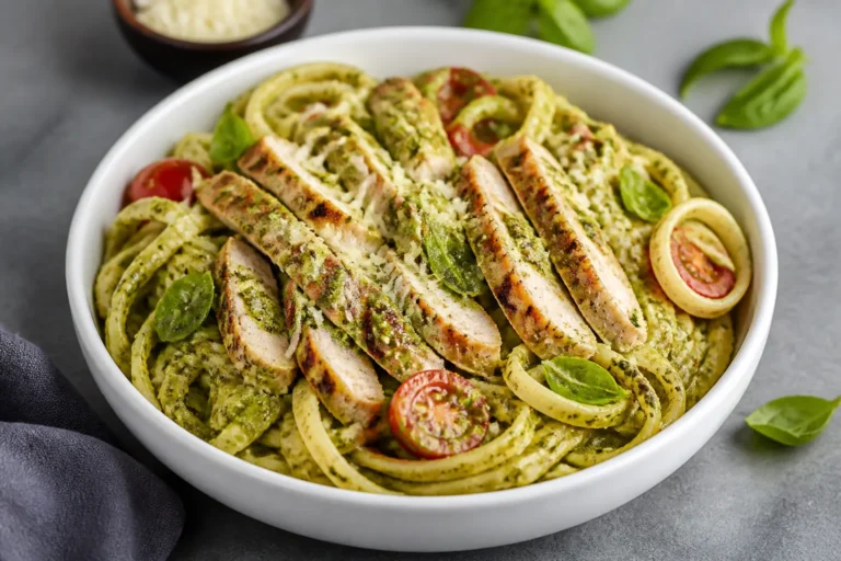 Healthy Chicken Pesto Pasta – Simple, Bright, and Satisfying