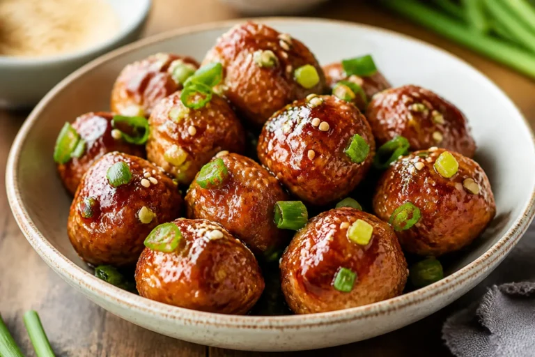 Healthy Teriyaki Meatballs – Savory, Light, and Weeknight-Friendly