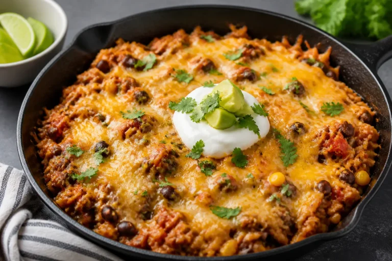 Ground Turkey Enchilada Skillet – A Weeknight One-Pan Favorite
