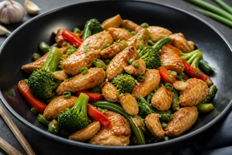 Healthy Garlic Chicken Stir Fry – Fast, Fresh, and Flavor-Packed