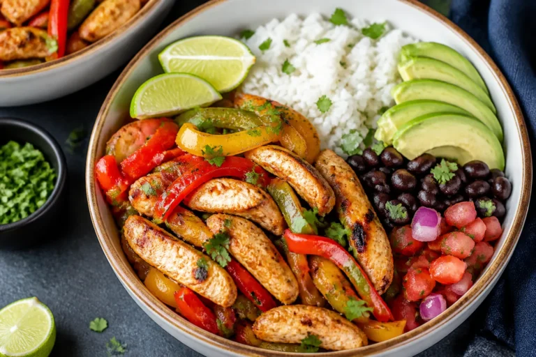 High Protein Chicken Fajita Bowls – A Fresh, Filling Meal You’ll Crave