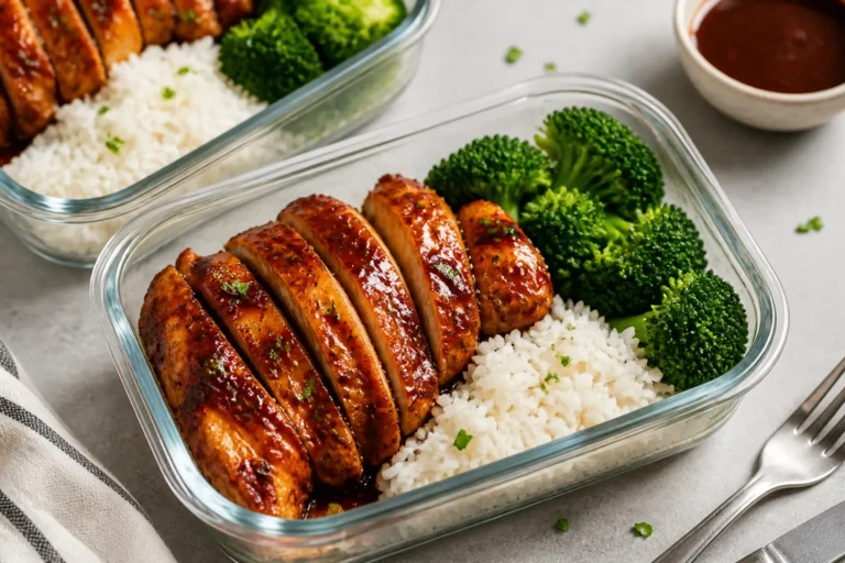 High Protein BBQ Chicken Meal Prep – Easy, Flavorful, and Ready for the Week