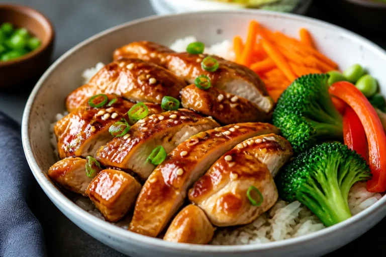 High Protein Chicken Teriyaki Bowls – Simple, Satisfying, and Meal-Prep Friendly