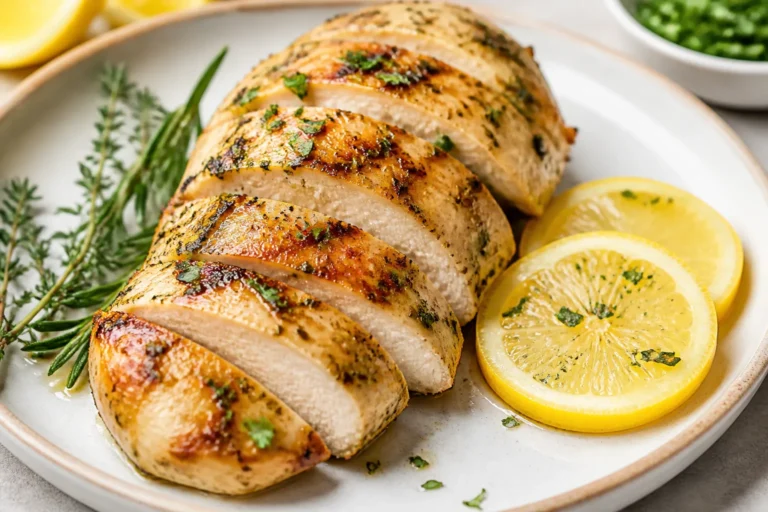 High Protein Lemon Herb Chicken – Bright, Fresh, and Satisfying