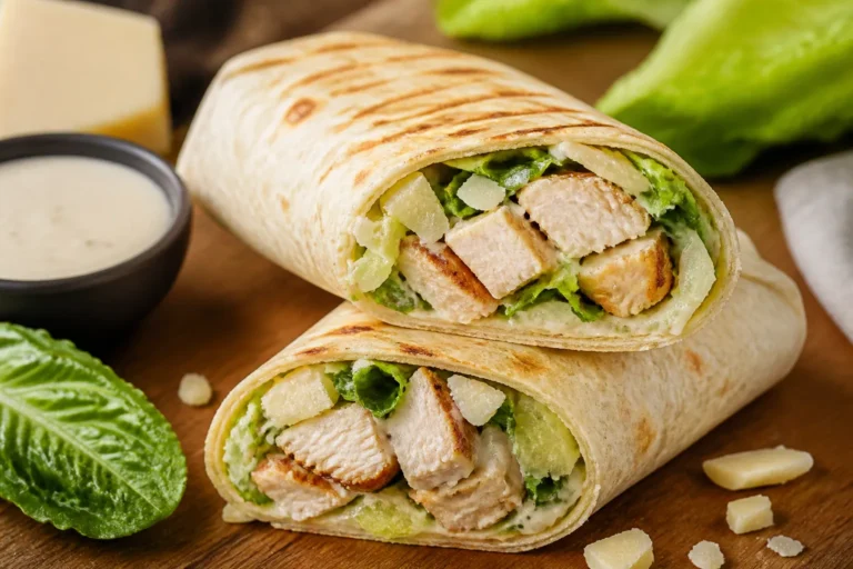 High Protein Chicken Caesar Wraps – A Satisfying, Easy Meal