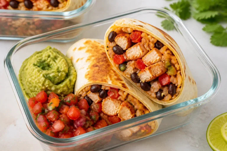 High Protein Chicken Burrito Meal Prep – Simple, Flavorful, and Ready for the Week