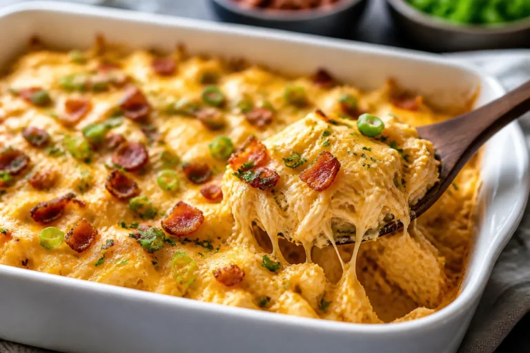 High Protein Crack Chicken Bake – Creamy, Cheesy, and Satisfying