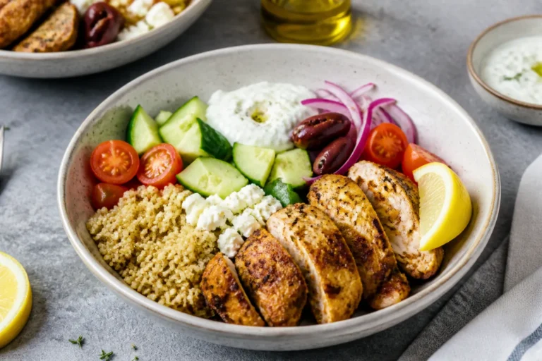 Greek Chicken Power Bowls – Fresh, Bright, and Satisfying
