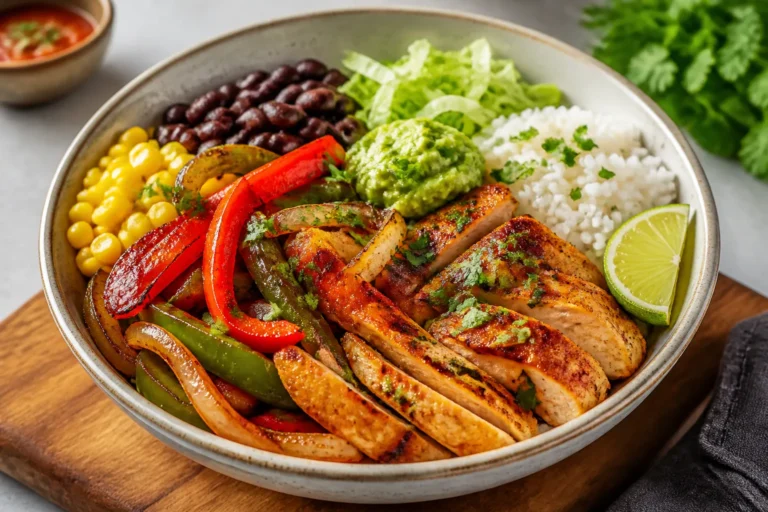 Chicken Fajita Protein Bowls – A Fresh, High-Protein Weeknight Favorite