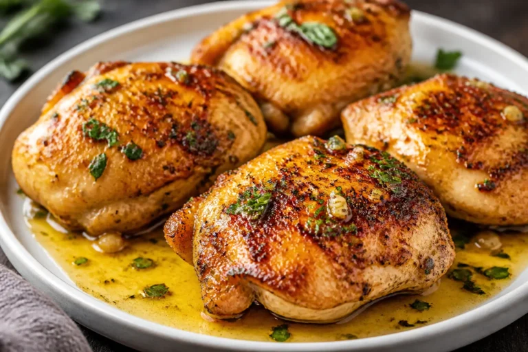 High Protein Garlic Butter Chicken Thighs – Juicy, Simple, and Satisfying
