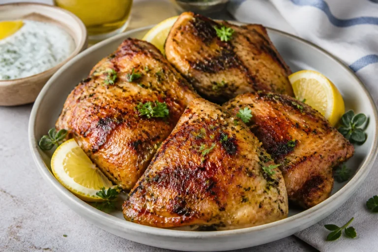 High Protein Greek Chicken Thighs – Juicy, Flavorful, and Meal-Prep Friendly
