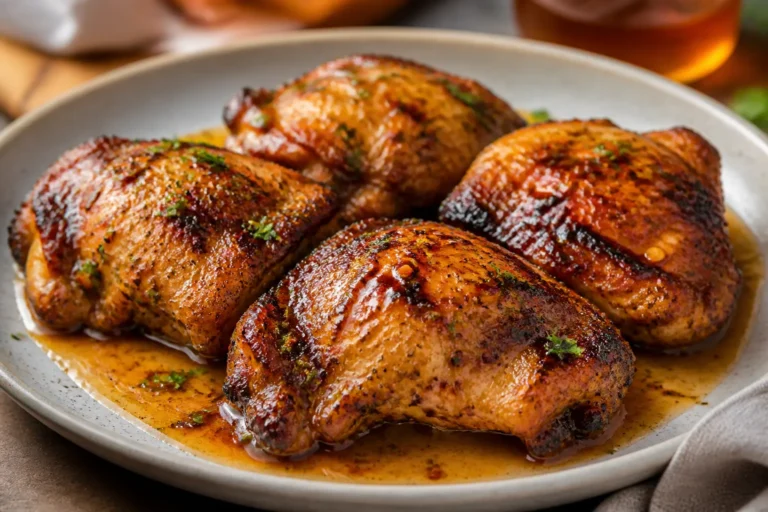 High Protein Hot Honey Chicken Thighs – Crispy, Spicy, and Satisfying