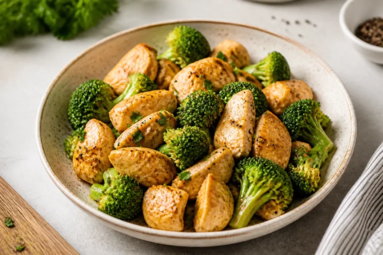Healthy High Protein Chicken and Broccoli – Simple, Satisfying, and Weeknight-Friendly