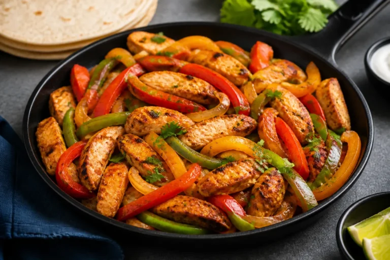 Healthy High Protein Chicken Fajitas – Quick, Flavorful, and Satisfying