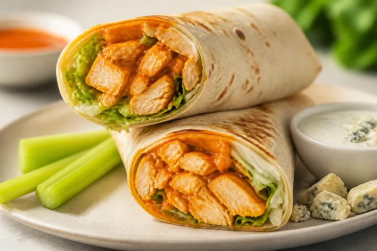High Protein Buffalo Chicken Wraps – Spicy, Satisfying, and Meal-Prep Friendly