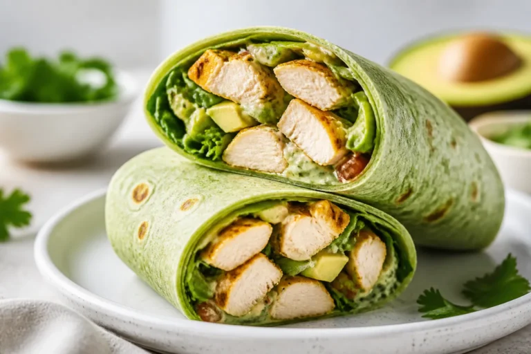 High Protein Chicken Avocado Wraps – A Quick, Satisfying Meal