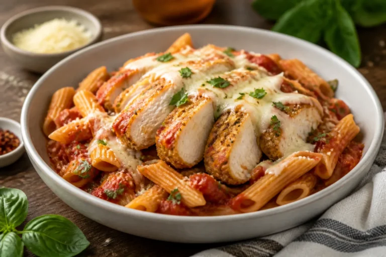High Protein Chicken Parmesan Pasta – Comfort Food With a Healthy Twist