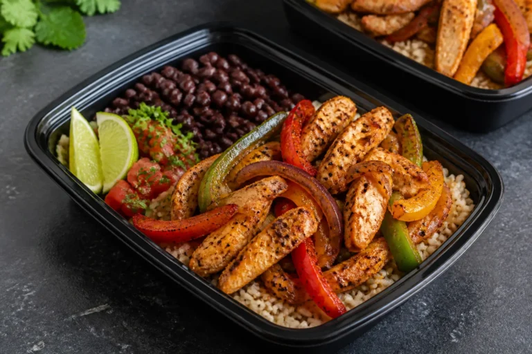 High Protein Chicken Fajita Meal Prep – Easy, Flavor-Packed Lunches for the Week