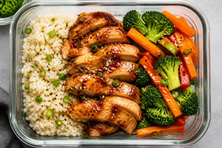 High Protein Teriyaki Chicken Meal Prep – Easy, Flavorful, and Filling