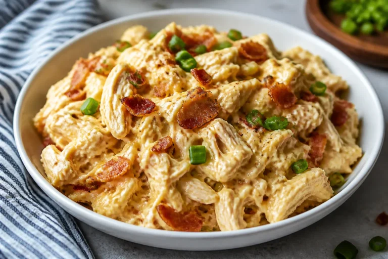 Slow Cooker High Protein Crack Chicken – Creamy, Savory, and Meal-Prep Friendly