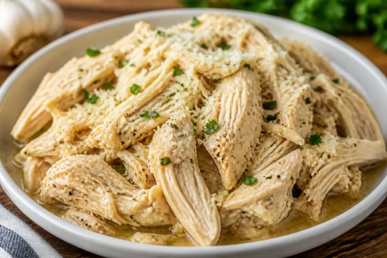 Crockpot Garlic Parmesan Chicken – Comforting, Creamy, and Weeknight Easy