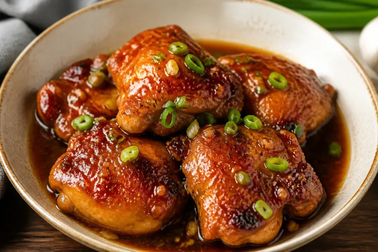Crockpot Honey Garlic Chicken Thighs – Easy, Saucy, and Tender