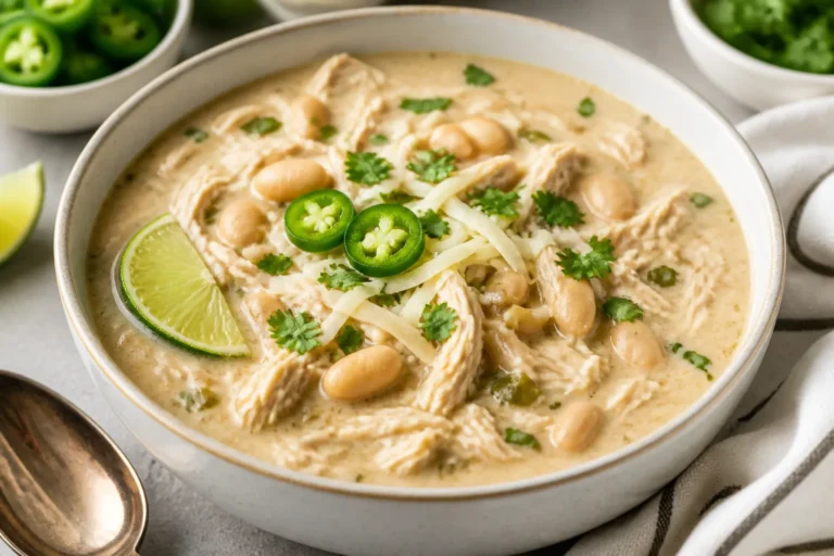 Crockpot White Chicken Chili – Cozy, Creamy, and So Simple