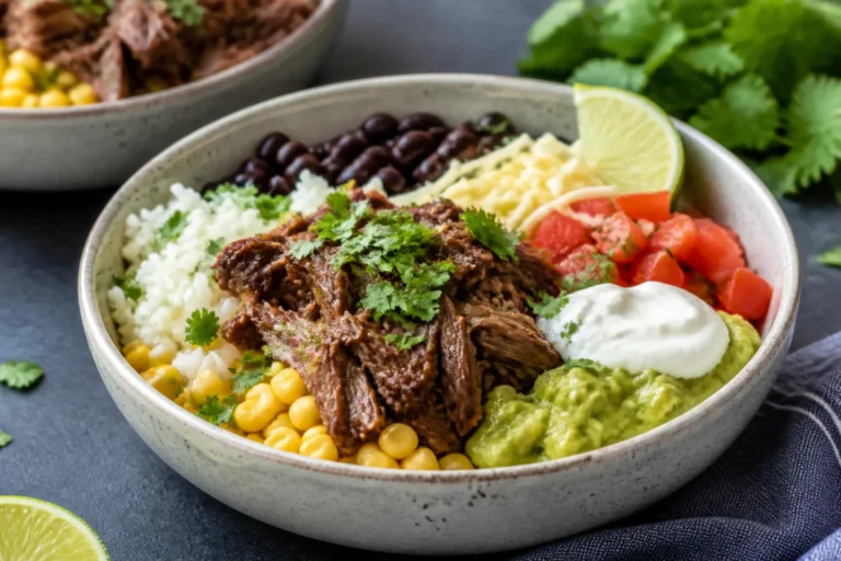 Slow Cooker Steak Burrito Bowls – Easy, Flavorful, and Weeknight-Friendly