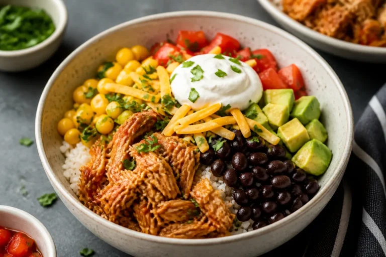 Crockpot Turkey Taco Bowls – Easy, Flavorful, and Weeknight-Friendly