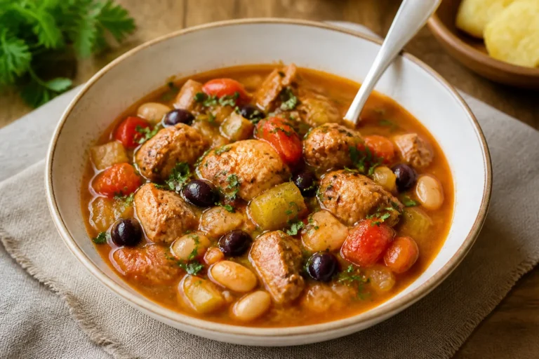 Slow Cooker Mediterranean Turkey Stew – Warm, Bright, and Easy