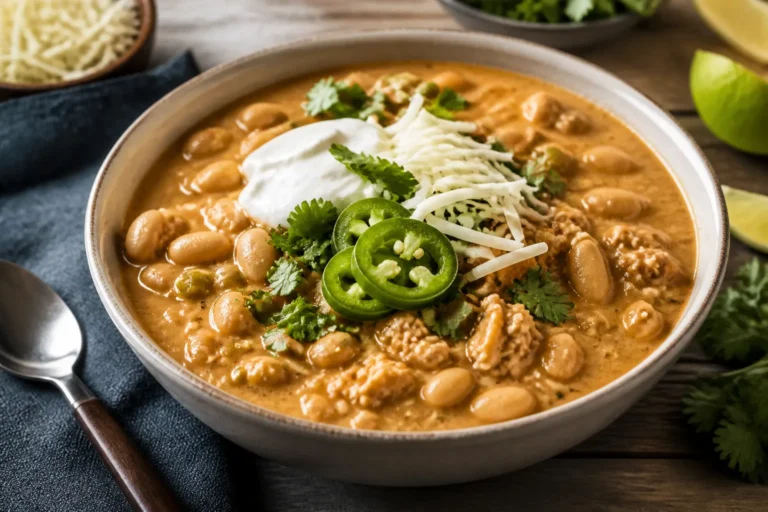 Crockpot White Bean Turkey Chili – Cozy, Hearty, and Easy