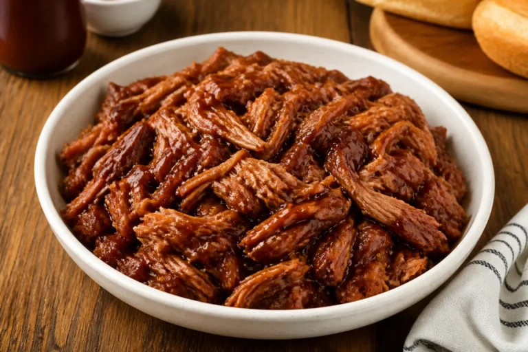 Crockpot BBQ Pulled Pork – Tender, Saucy, and Effortless