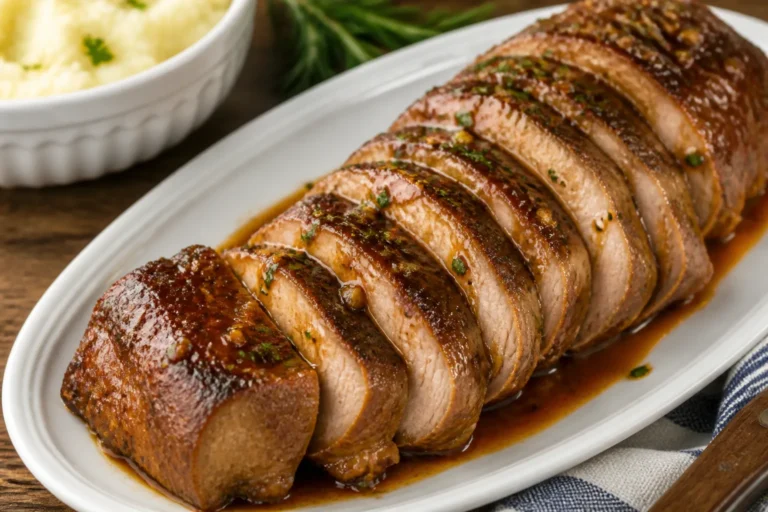 Crockpot Honey Garlic Pork Loin – Tender, Saucy, and Weeknight Easy