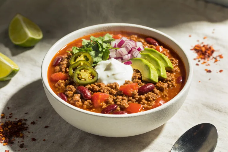 High Protein Ground Turkey Chili