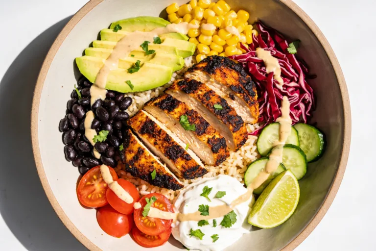 High Protein Blackened Chicken Bowls
